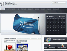 Tablet Screenshot of consistoire.org